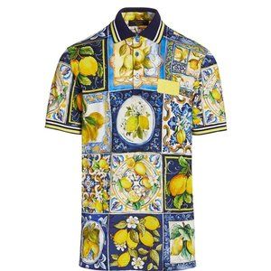 DOLCE & GABBANA Lemon Majolica Pigu Polo